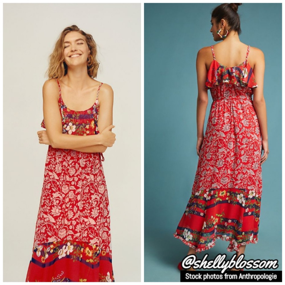 NWT Anthropologie Zuri Midi Dress by One September - Picture 3 of 7